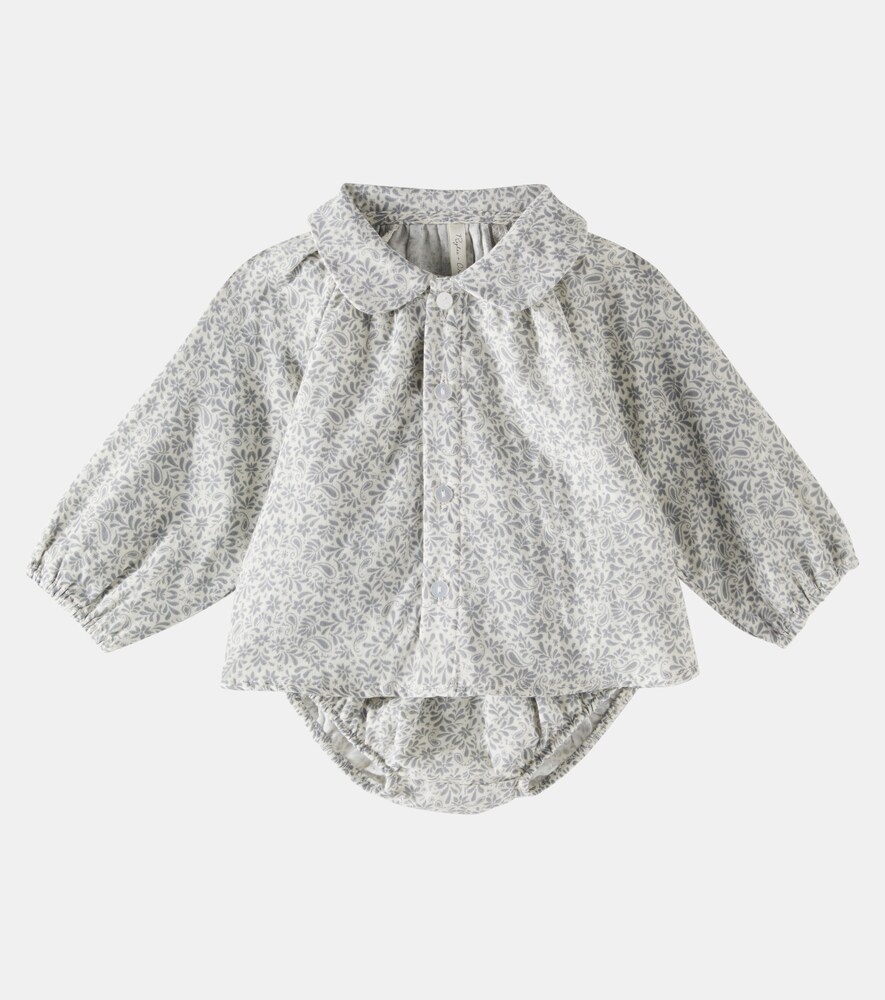  Rylee + Cru Rylee + Cru Baby Set Nellie Aus Hemd Und Höschen 