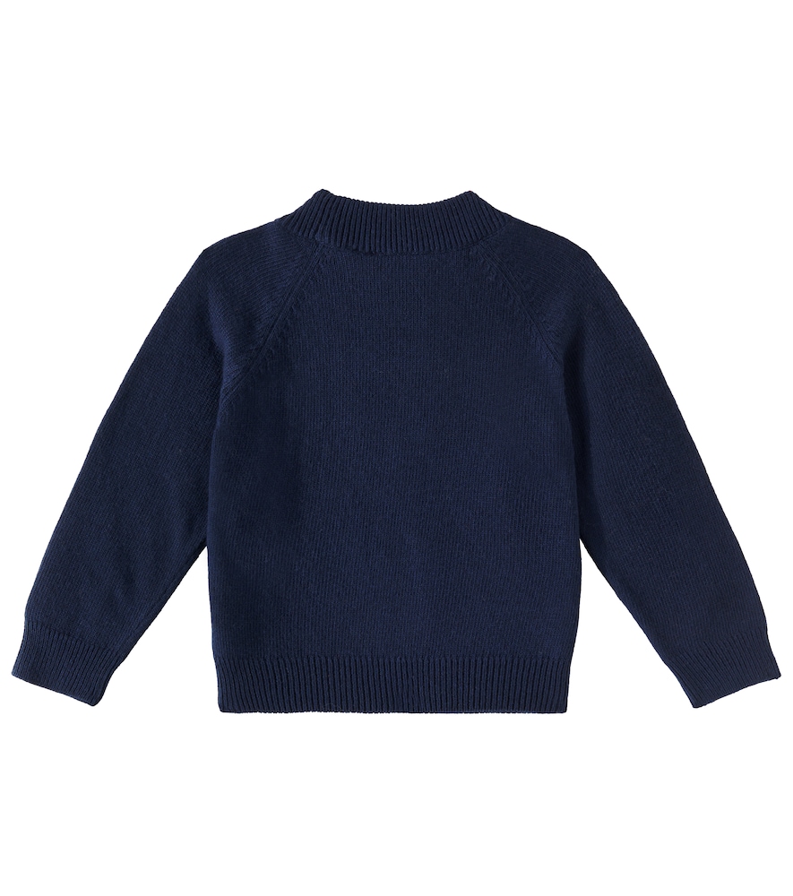  Mini Rodini Mini Rodini Flowers Cotton And Wool Sweater 