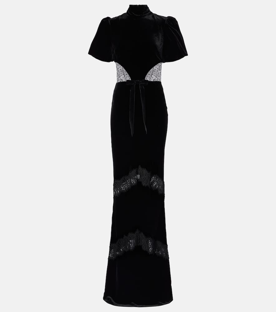 Ethel puff-sleeve maxi dress