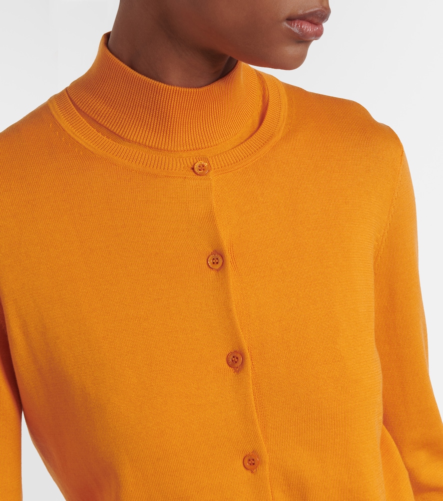  Carolina Herrera Carolina Herrera Cropped-cardigan Aus Seide Und Baumwolle 