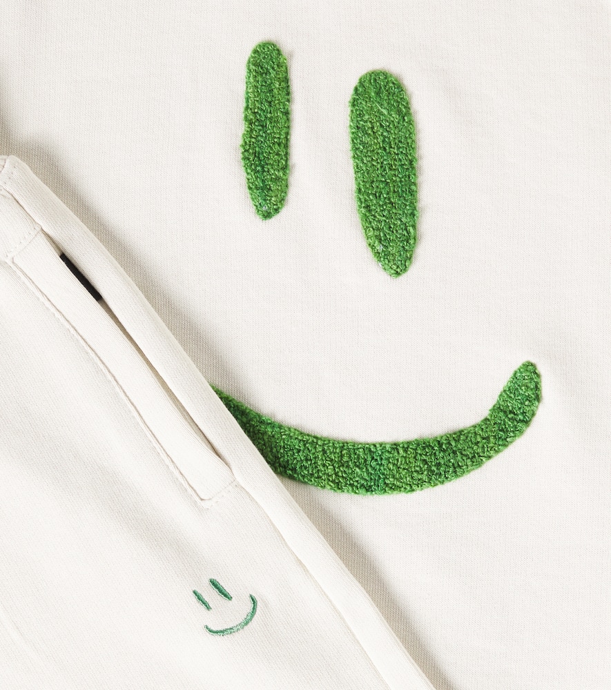 Molo Mike Cotton Sweatpants And Shorts Set In White