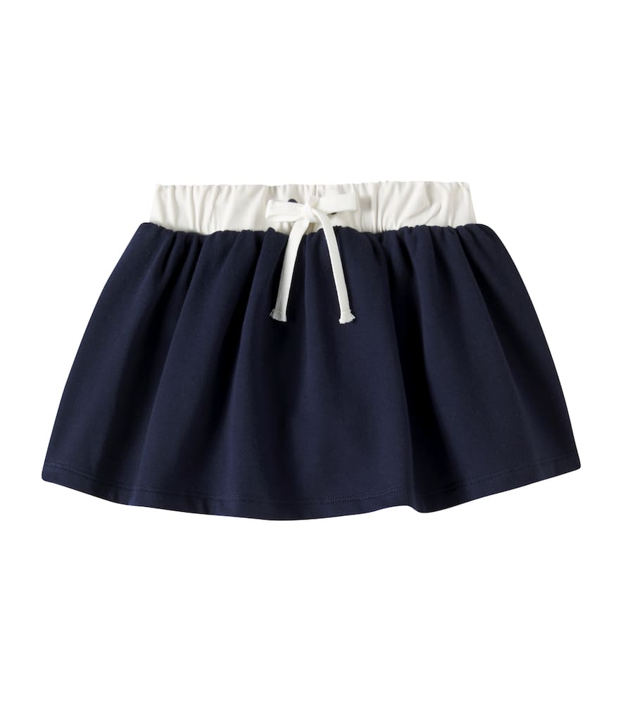 Il Gufo Cotton-blend Skirt In Blue