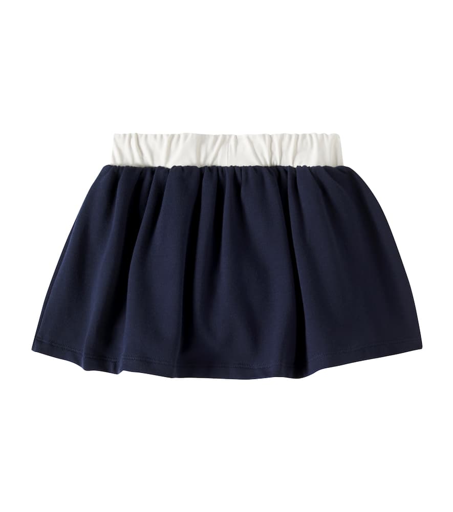 Il Gufo Cotton-blend Skirt In Blue