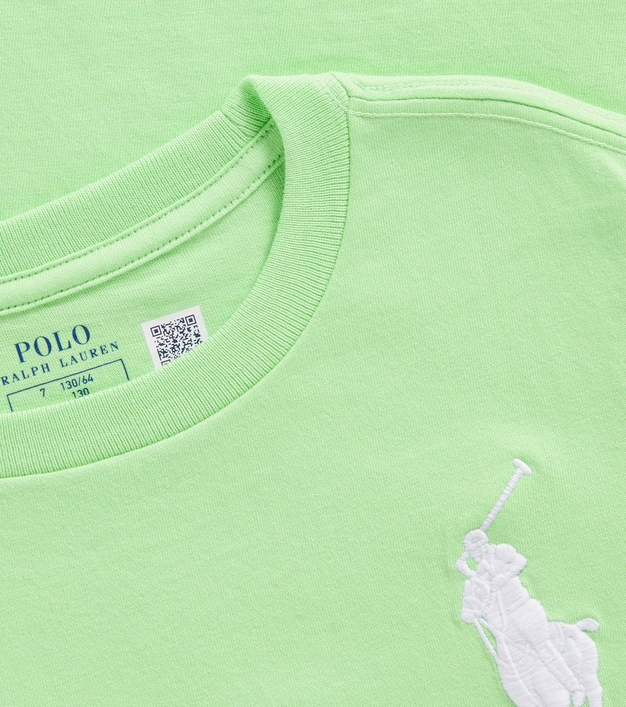 POLO RALPH LAUREN EMBROIDERED COTTON JERSEY T-SHIRT