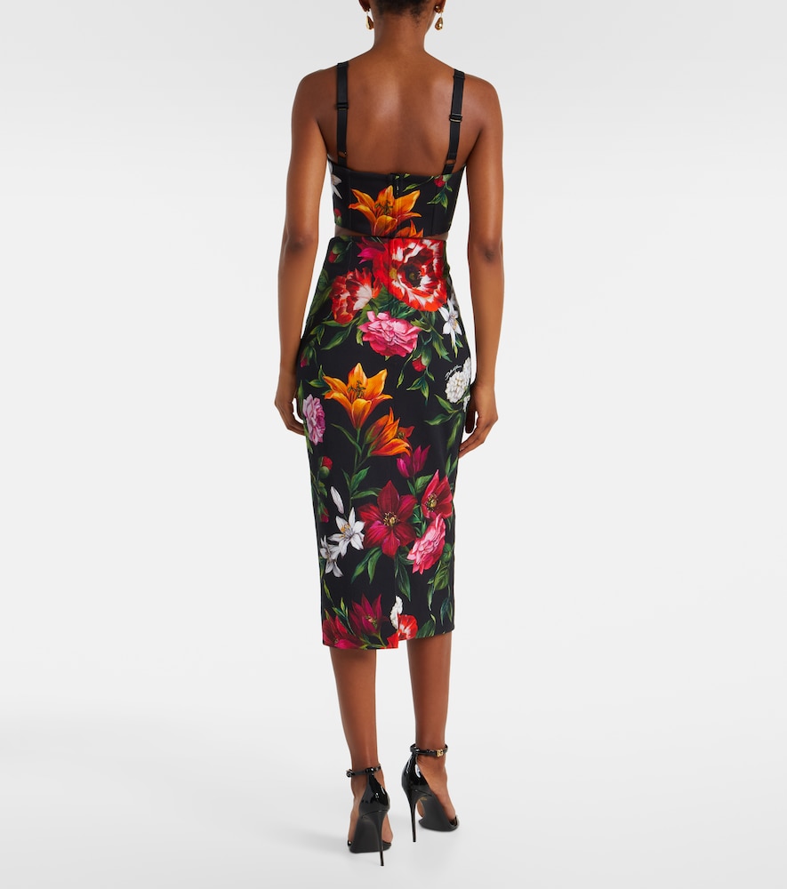 Dolce&Gabbana Floral Bustier Top