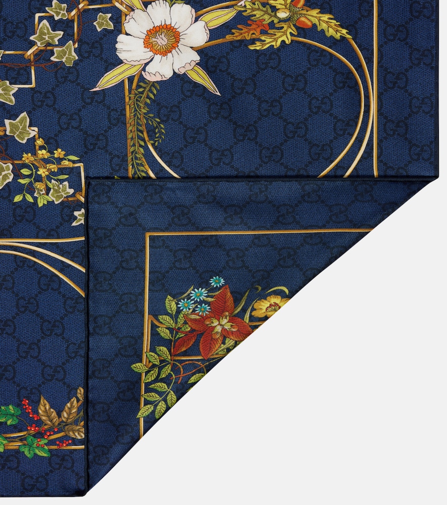  Gucci Gucci Tuch Gg Aus Seiden-twill 