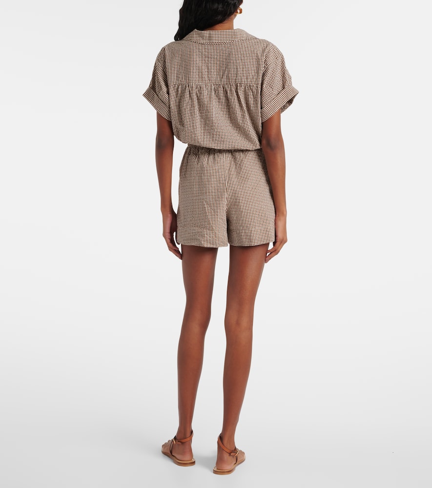  Veronica Beard Veronica Beard Shorts Tjana Aus Seersucker 