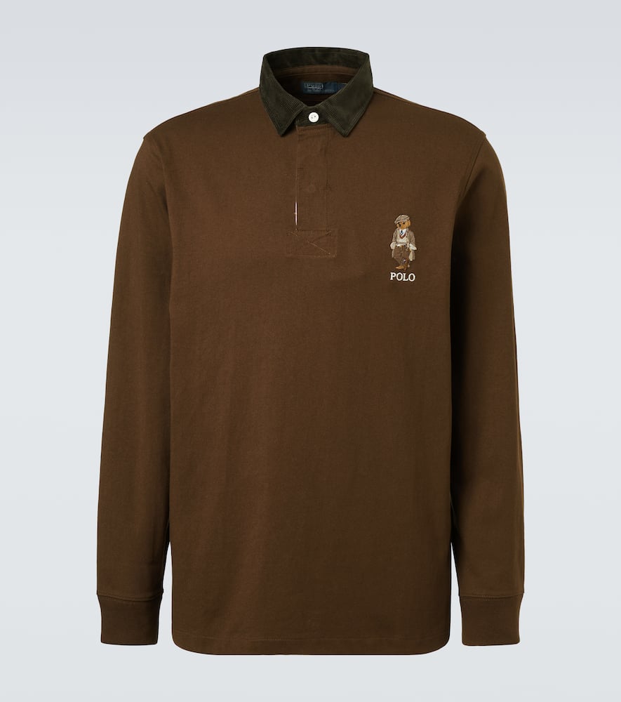 Polo Bear cotton polo shirt