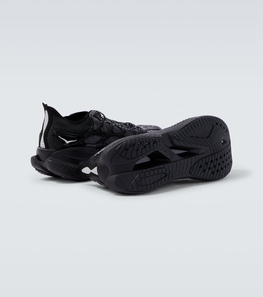 Hoka Mach X Caged Running Shoes In Black