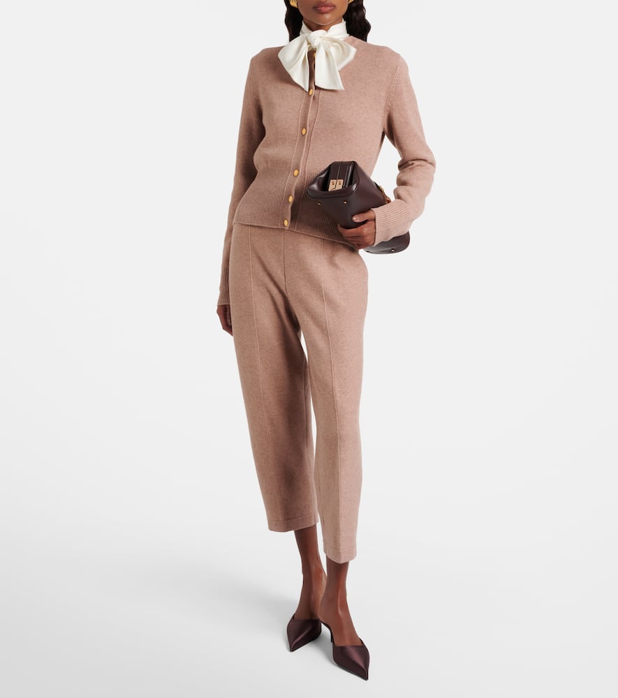 Loro Piana Rose Island Cashmere And Linen Sweatpants In Pink