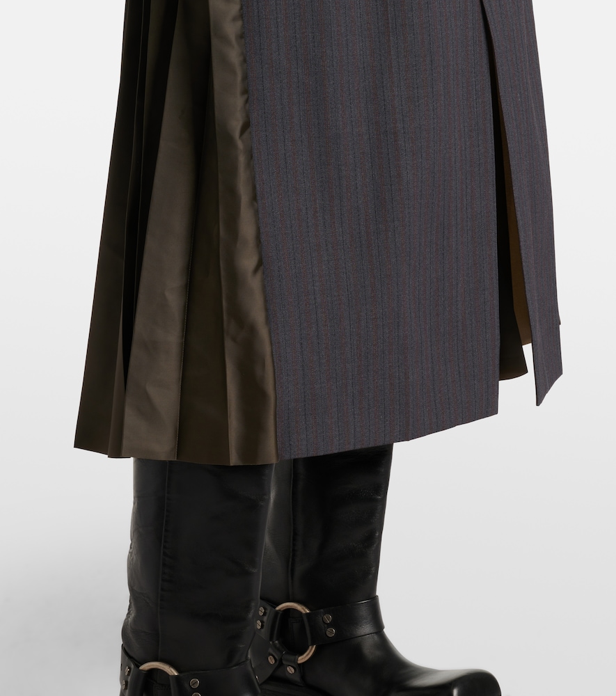  Sacai Sacai Falda Midi Con Paneles 