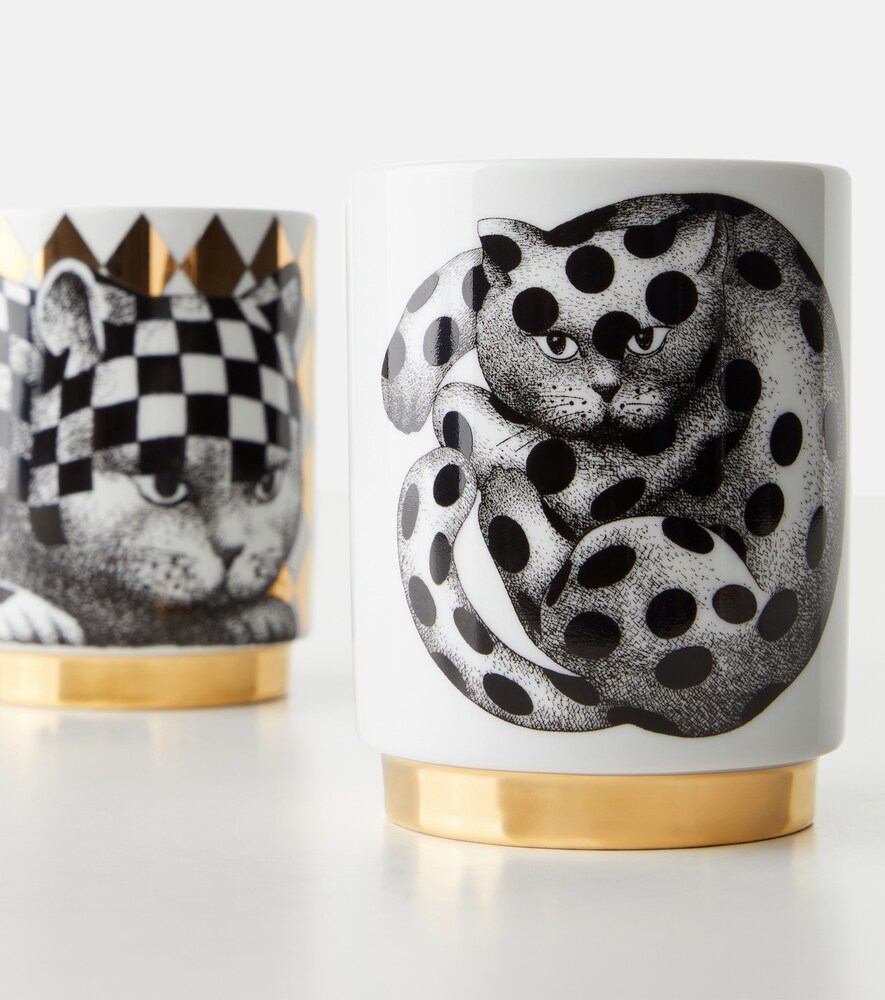  Fornasetti Fornasetti High Fidelity Porcelain Scented Candle 