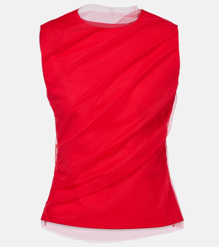 Dorothee Schumacher Draped tulle top