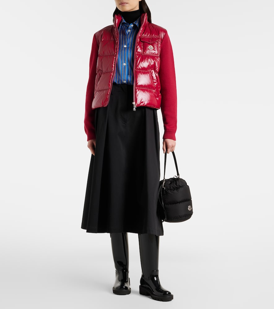  Moncler Moncler Daunenjacke Aus Schurwolle 