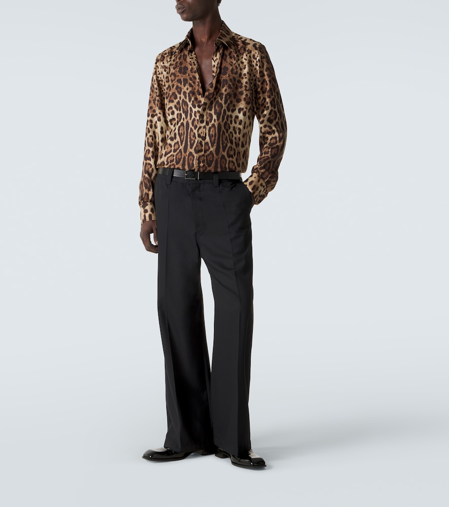  Dolce&gabbana Dolce&gabbana Bedrucktes Hemd Aus Seide 