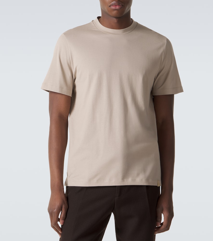  Brioni Brioni T-shirt Aus Baumwoll-jersey 