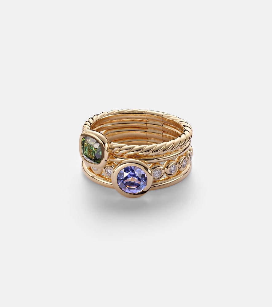 David Yurman DY Mercer 18kt gold ring with gemstones | Thumbnail 6 David Yurman DY Mercer 18kt gold ring with gemstones | Thumbnail 6