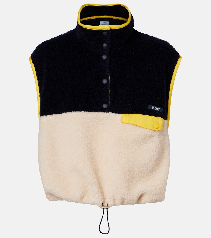 Prada Cropped teddy vest | Thumbnail 7 Prada Cropped teddy vest | Thumbnail 7
