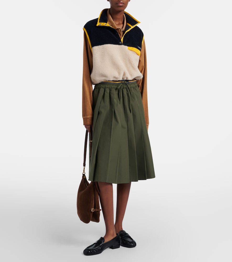  Prada Prada Cropped-weste Aus Teddyfleece 