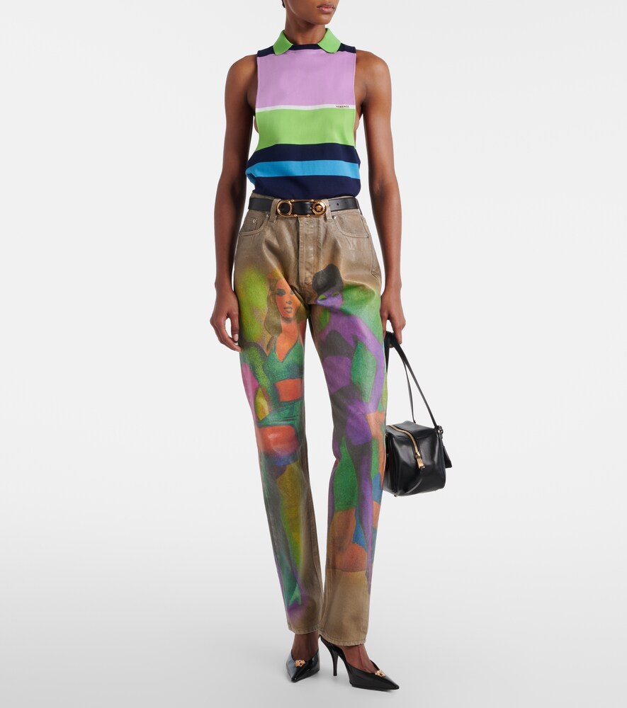  Versace Versace Top Aus Baumwoll-jersey 