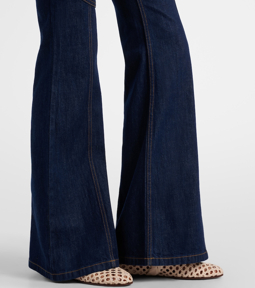  Zimmermann Zimmermann Luna Belted Flared Jeans 