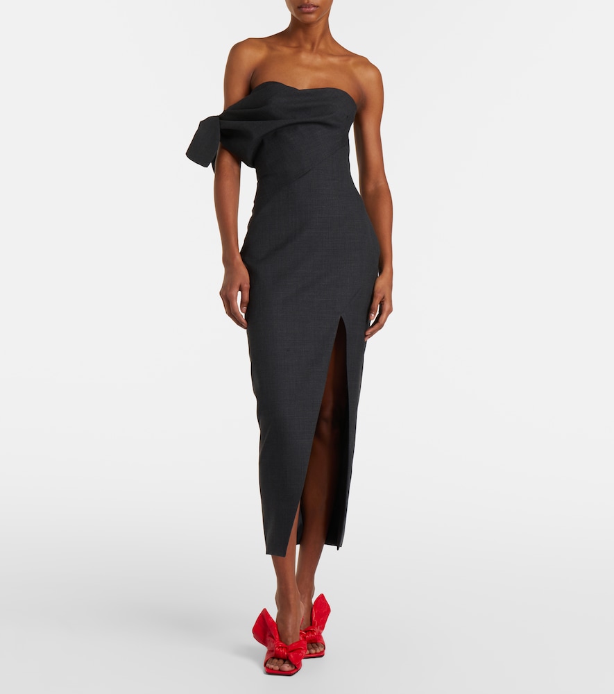 Givenchy Bow-detail wool cocktail dress