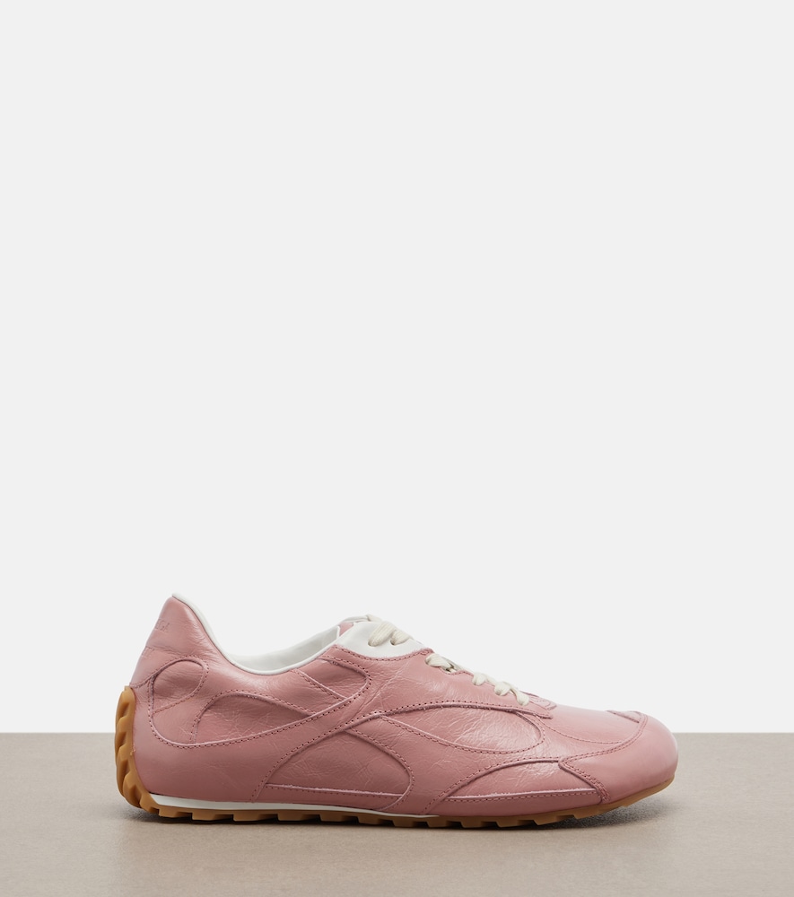  Bottega Veneta Bottega Veneta Orbit Flash Leather Sneakers 