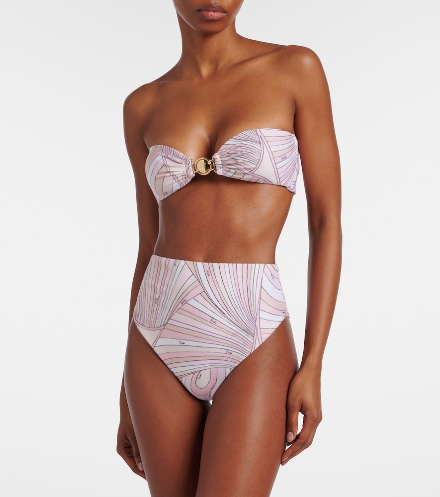Pucci Iride bandeau bikini top