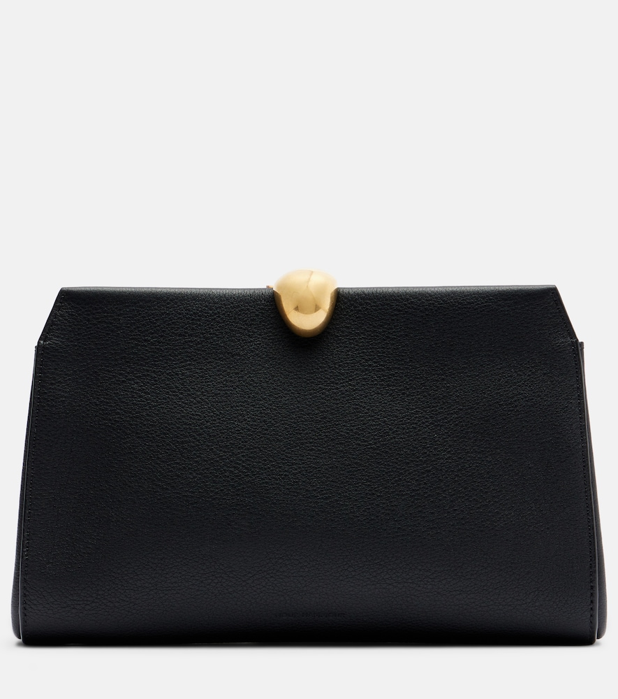 Nour Hammour Lou leather clutch