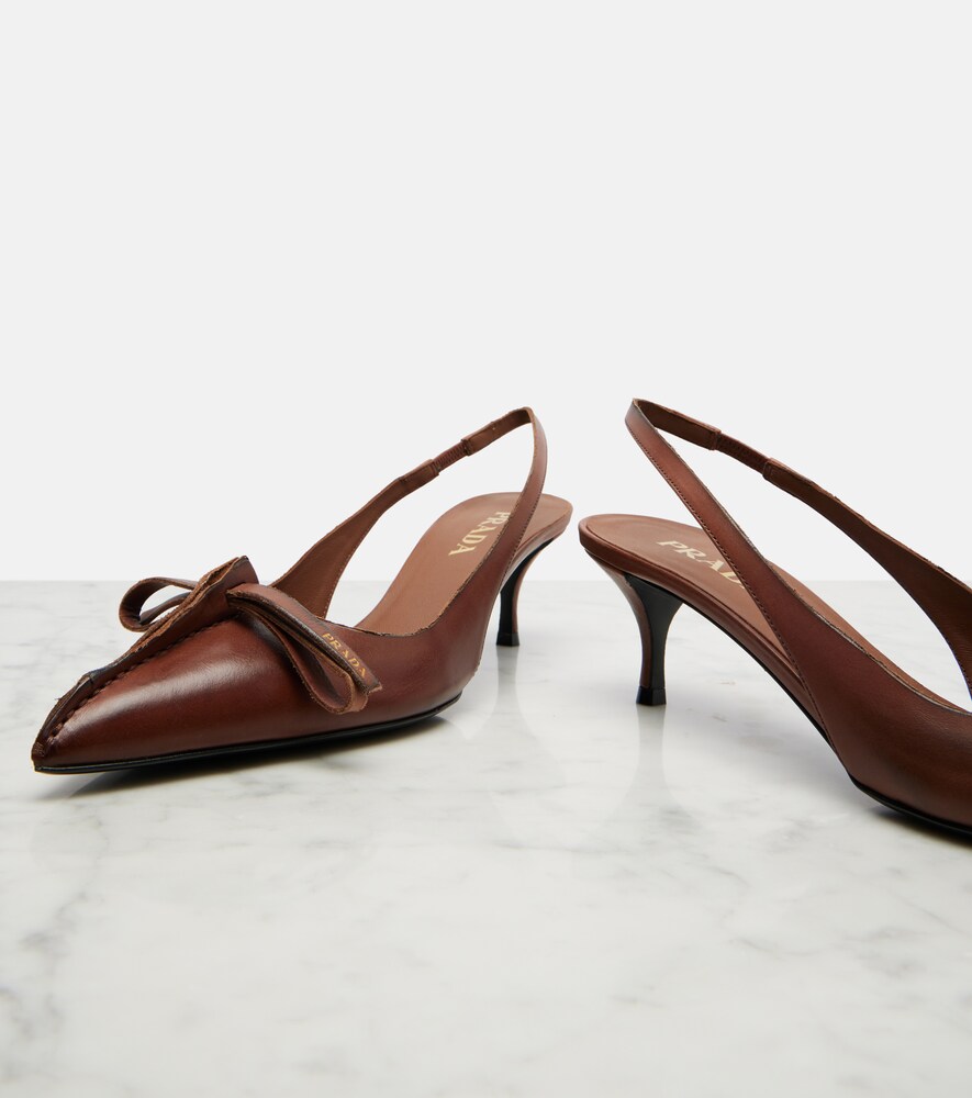  Prada Prada Slingback-pumps Aus Leder 