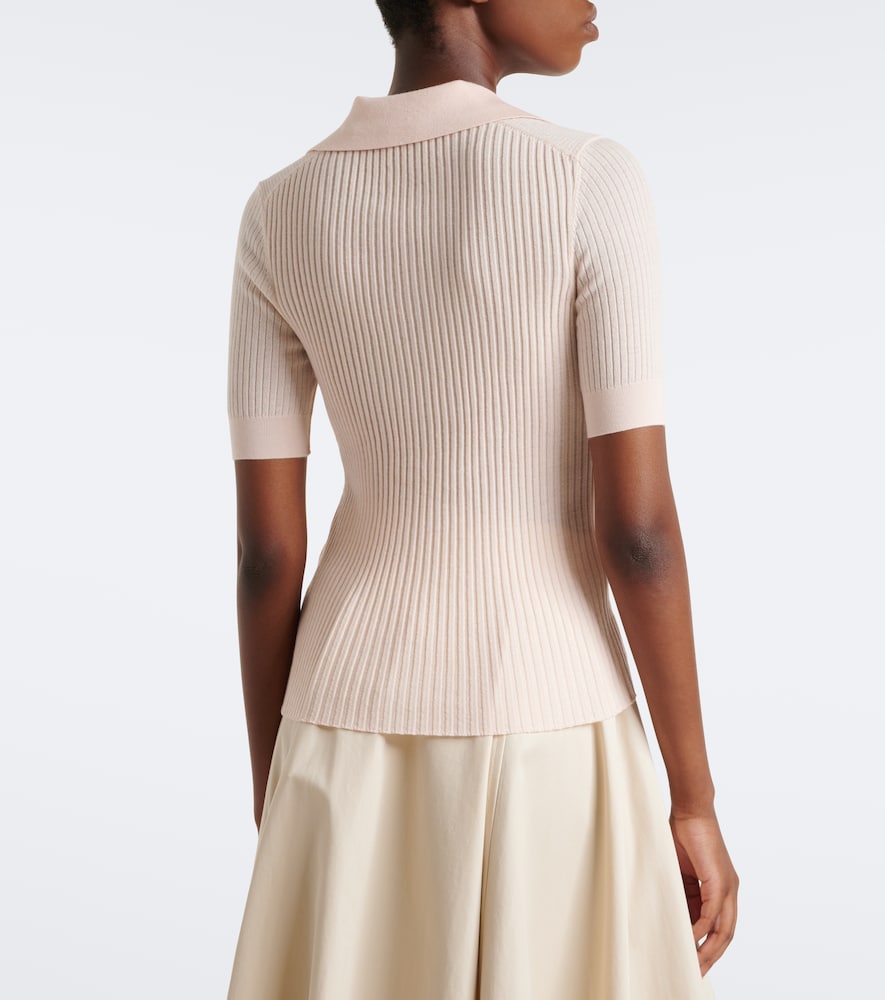 Ekd Ribbed-Knit Cashmere Polo