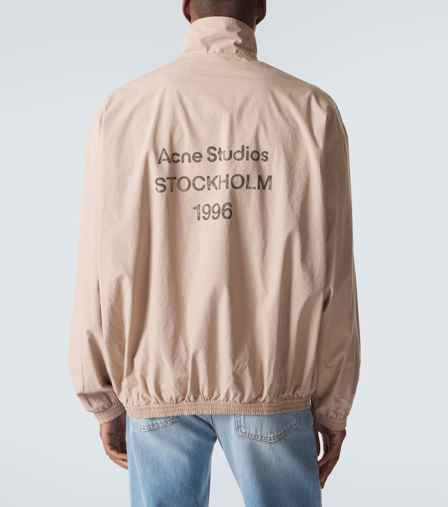  Acne Studios Acne Studios Logo Cotton Poplin Blouson Jacket 