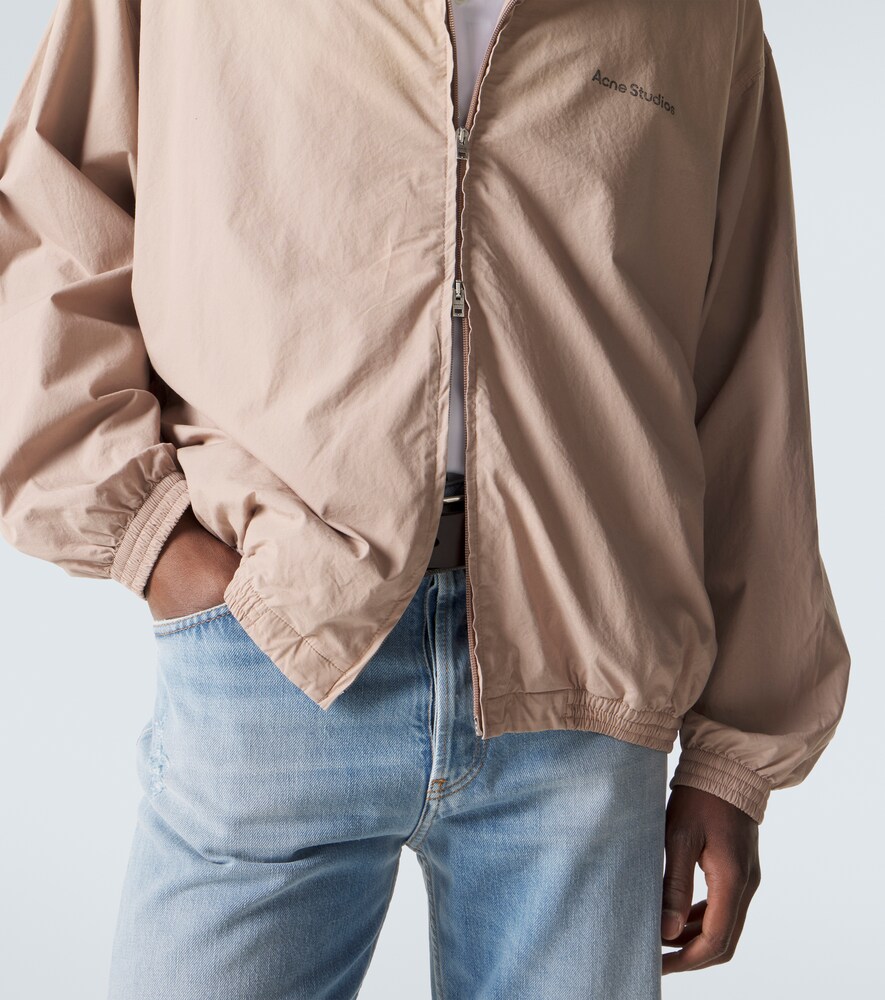  Acne Studios Acne Studios Logo Cotton Poplin Blouson Jacket 