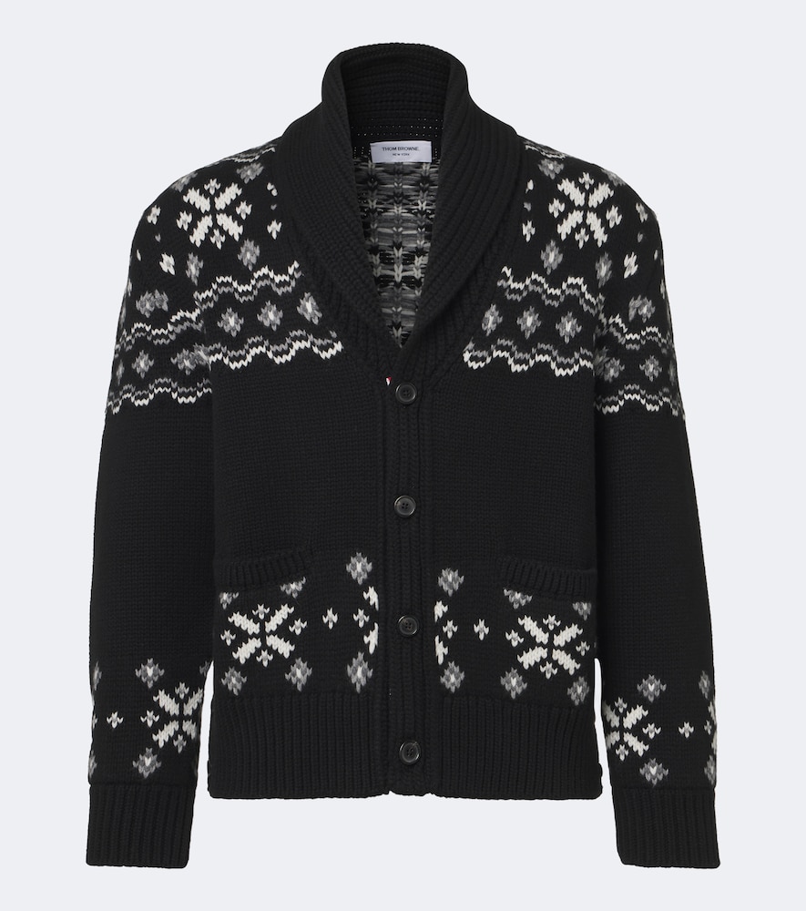 Fair Isle Intarsia Cashmere Cardigan