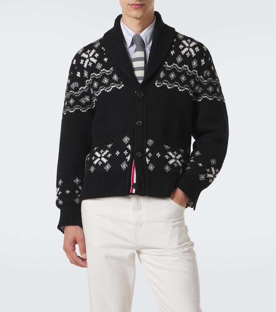 Fair Isle Intarsia Cashmere Cardigan
