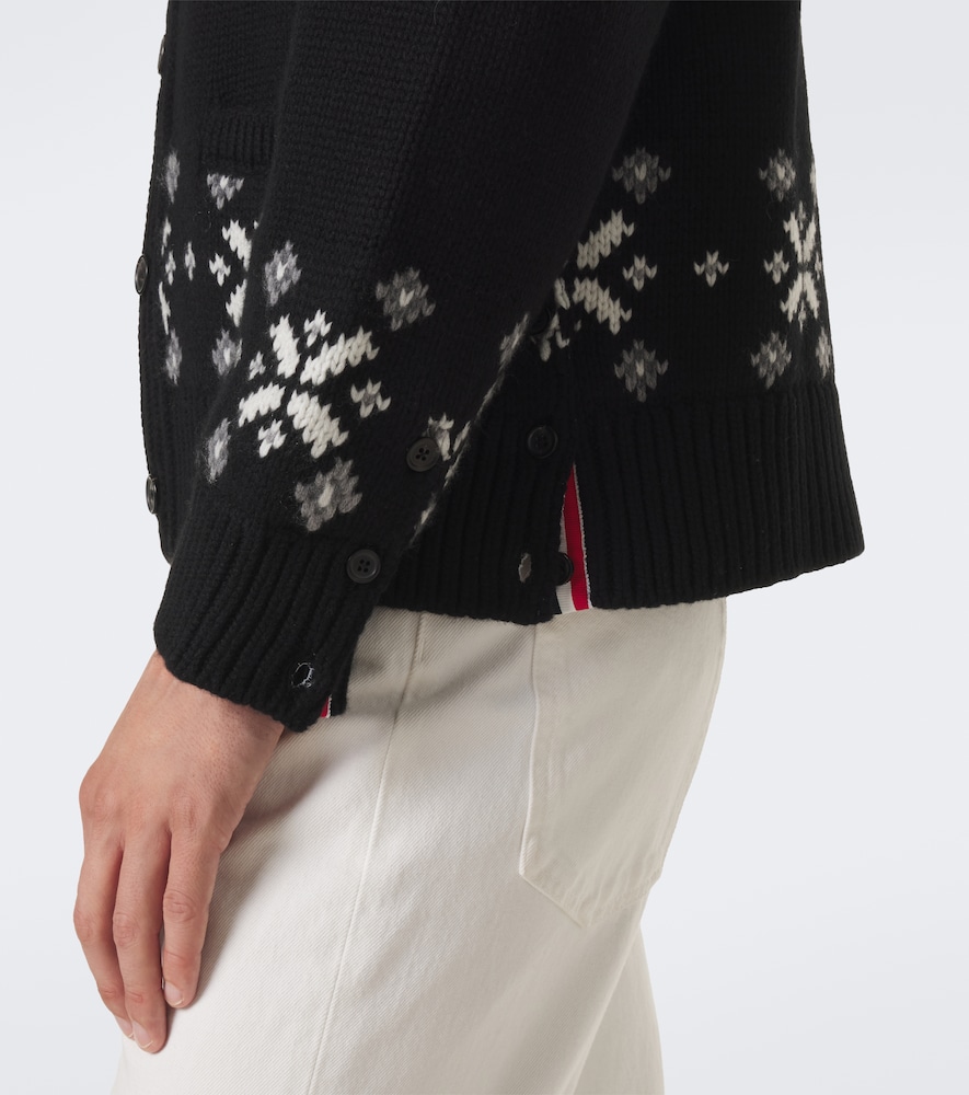 Fair Isle Intarsia Cashmere Cardigan