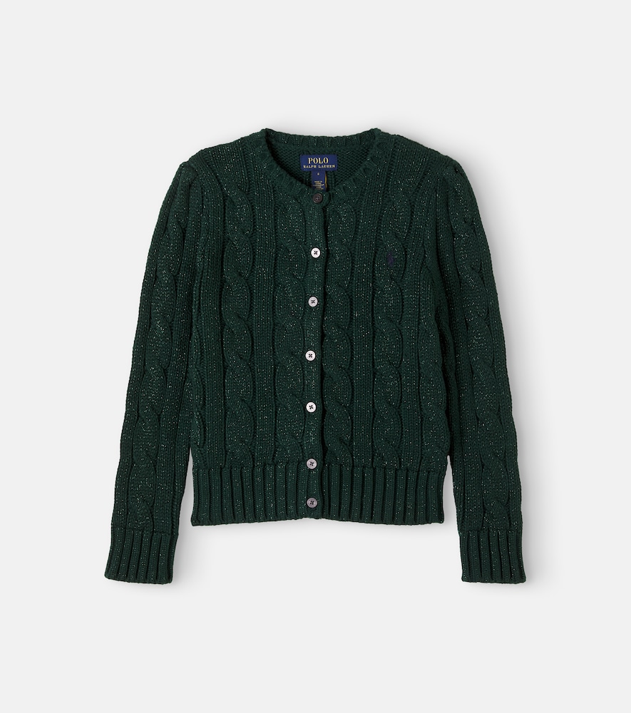 Cardigan aus einem Baumwollgemisch