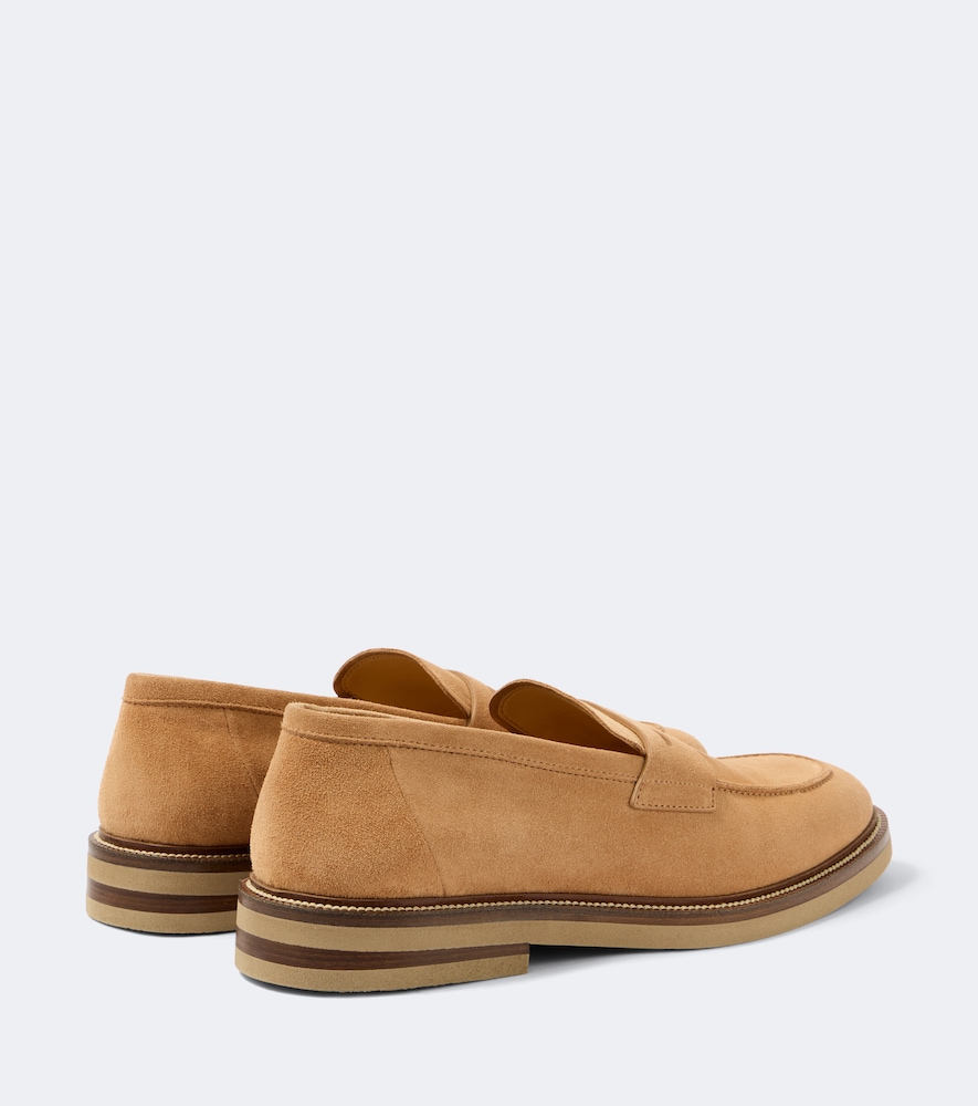 Suede Penny Loafers