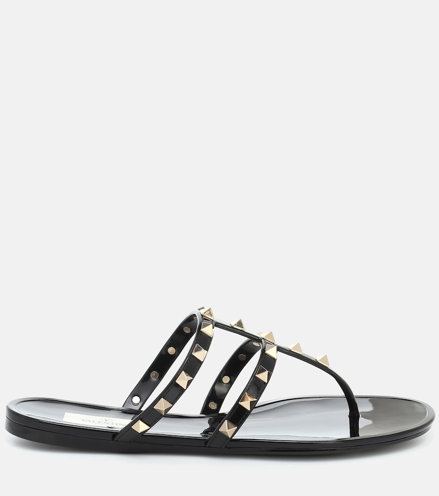 Garavani Rockstud Pvc Thong Slides
