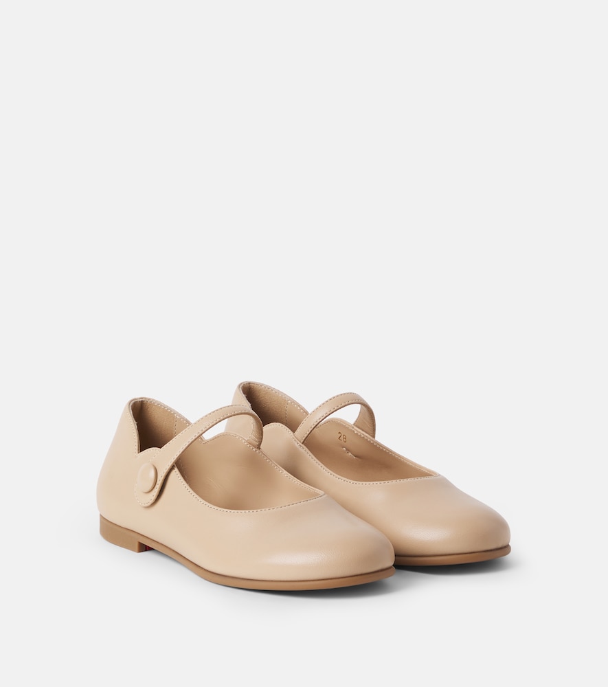 Christian Louboutin Christian Louboutin Kids Melodie leather ballet flats