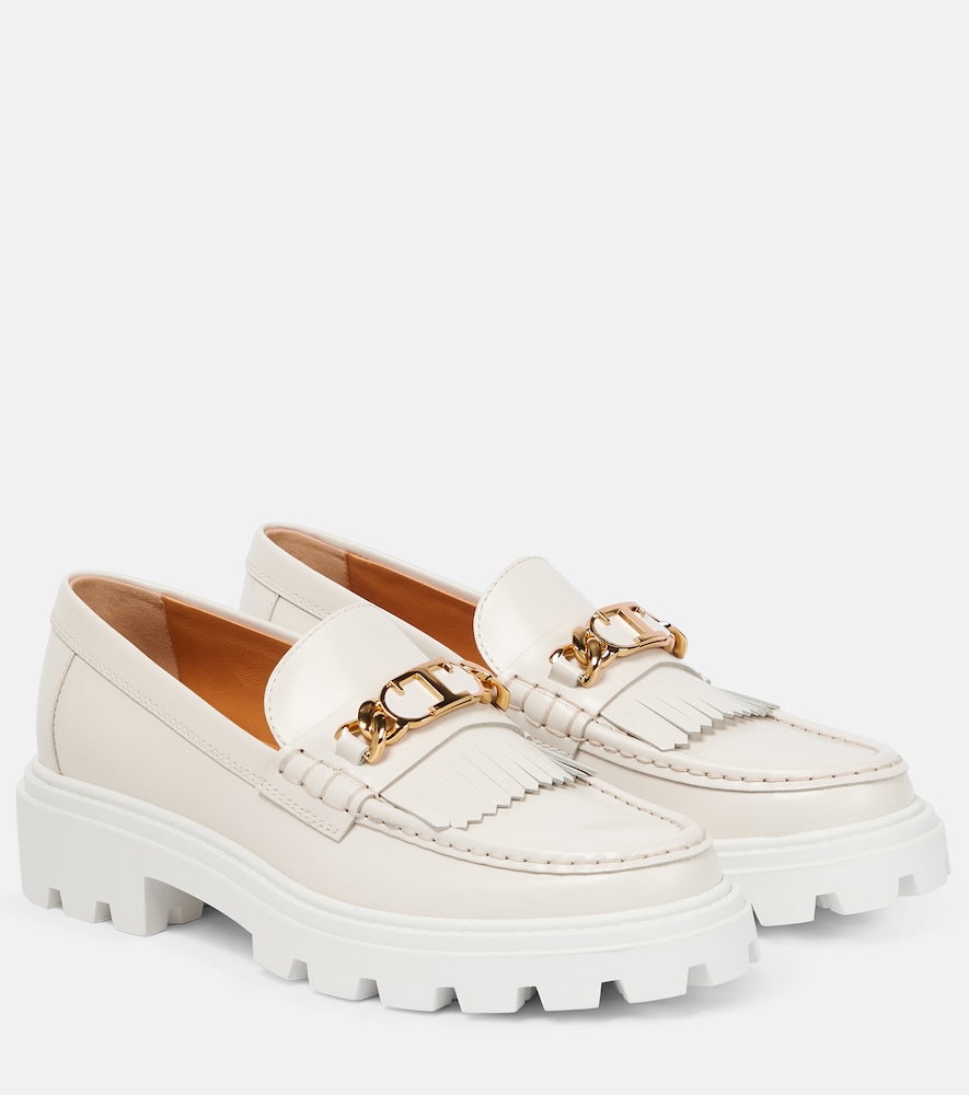 Tod's Donna Mocassini Timeless In Pelle Bianco Eu Taglia 40- Mytheresa