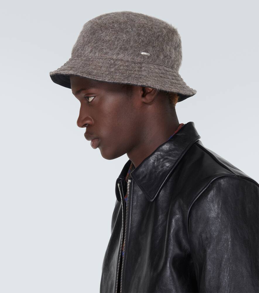 Shop Our Legacy Wool-blend Bucket Hat In Grey