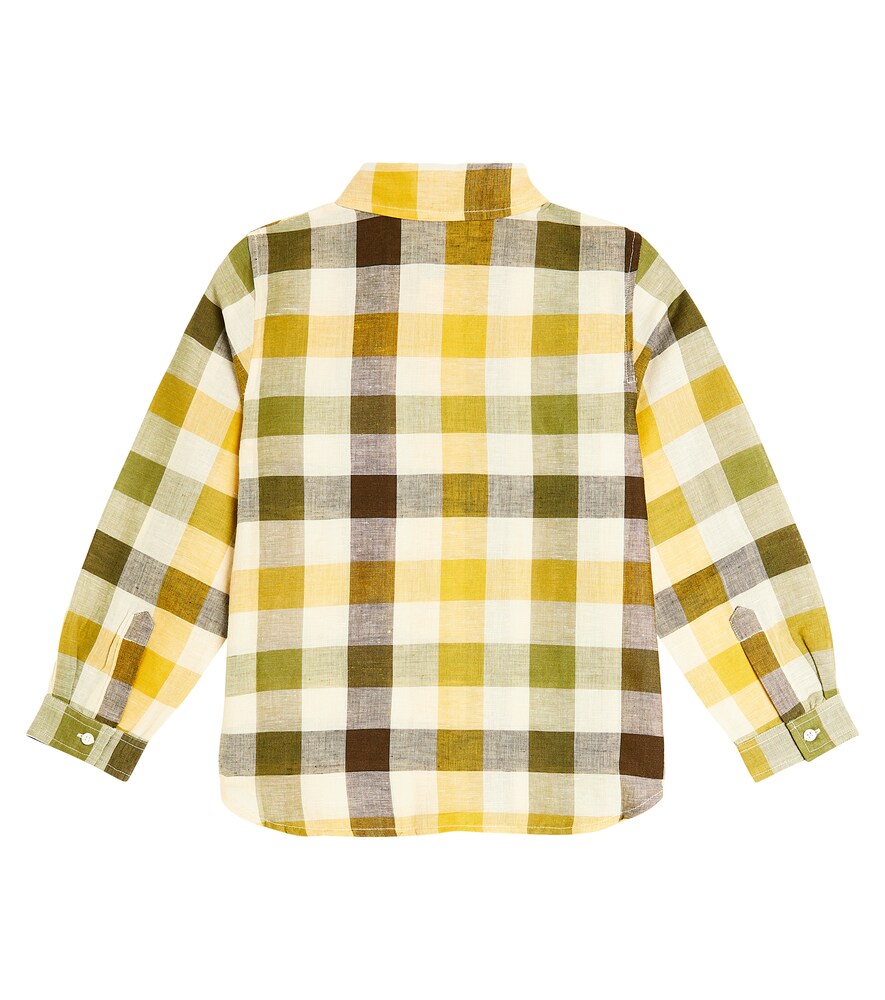  Bonpoint Bonpoint Camisa Daho En Mezcla De Lino Y Algodón 