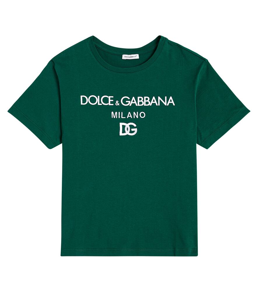 Dolce & Gabbana Kids DG cotton jersey T-shirt