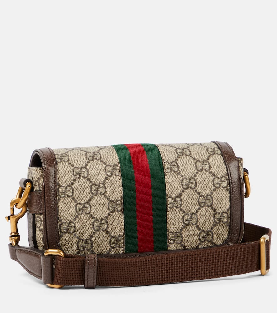 Gucci Ophidia Super Mini Gg Shoulder Bag In Beige