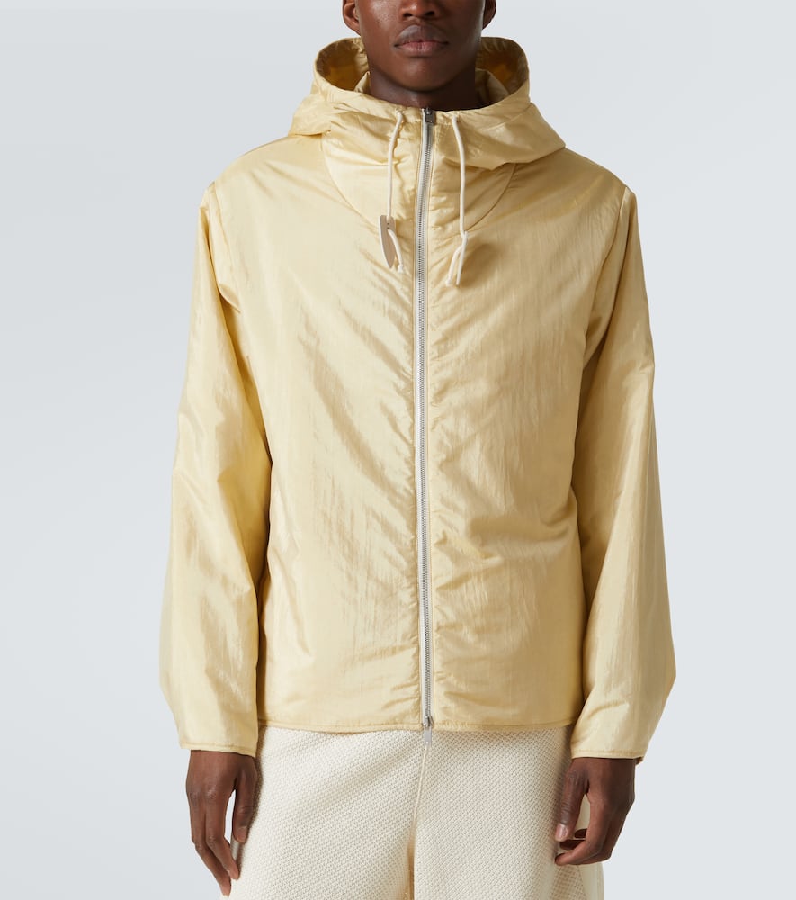 Jil Sander Padded Jacket In Brown