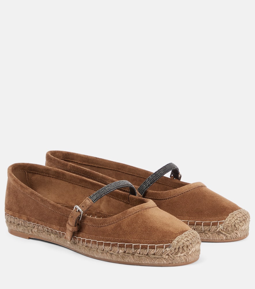 Monili suede espadrilles