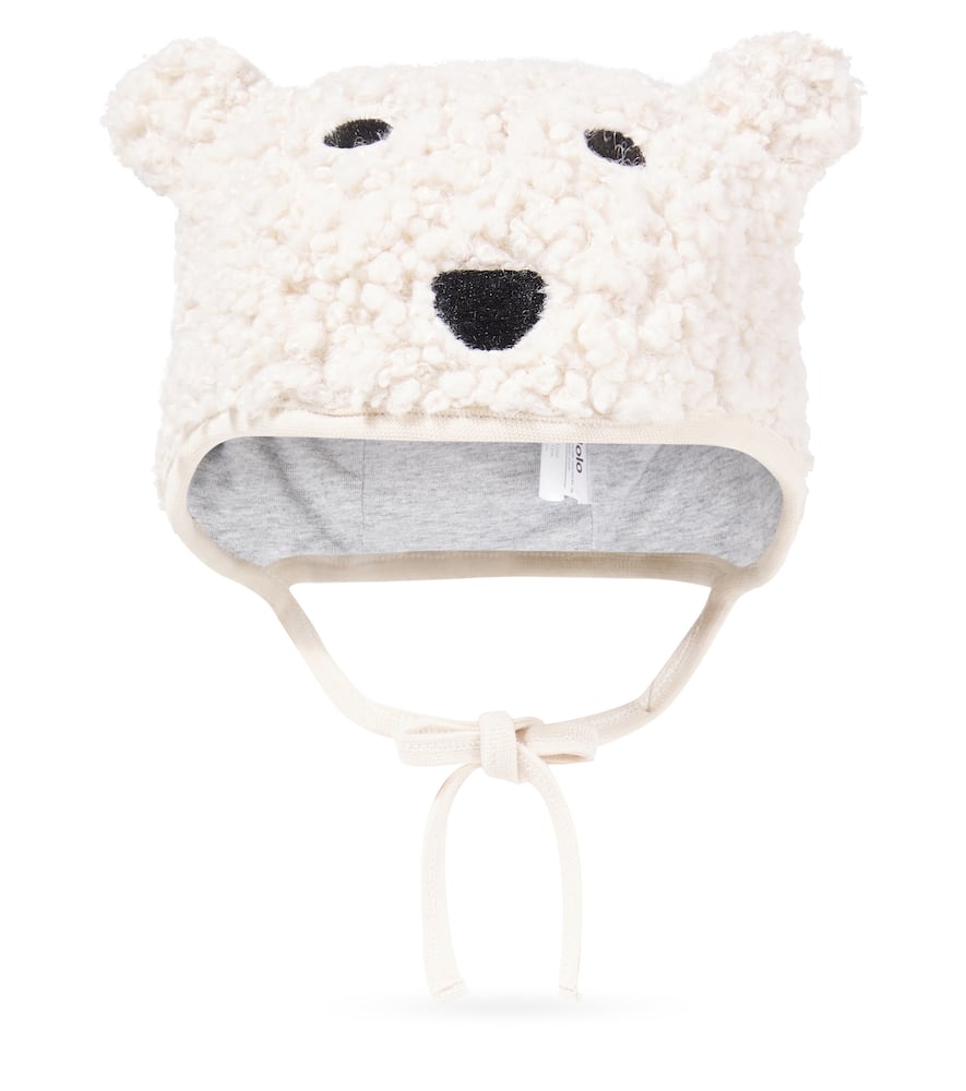 Molo Baby Kandis Fleece Hat In White