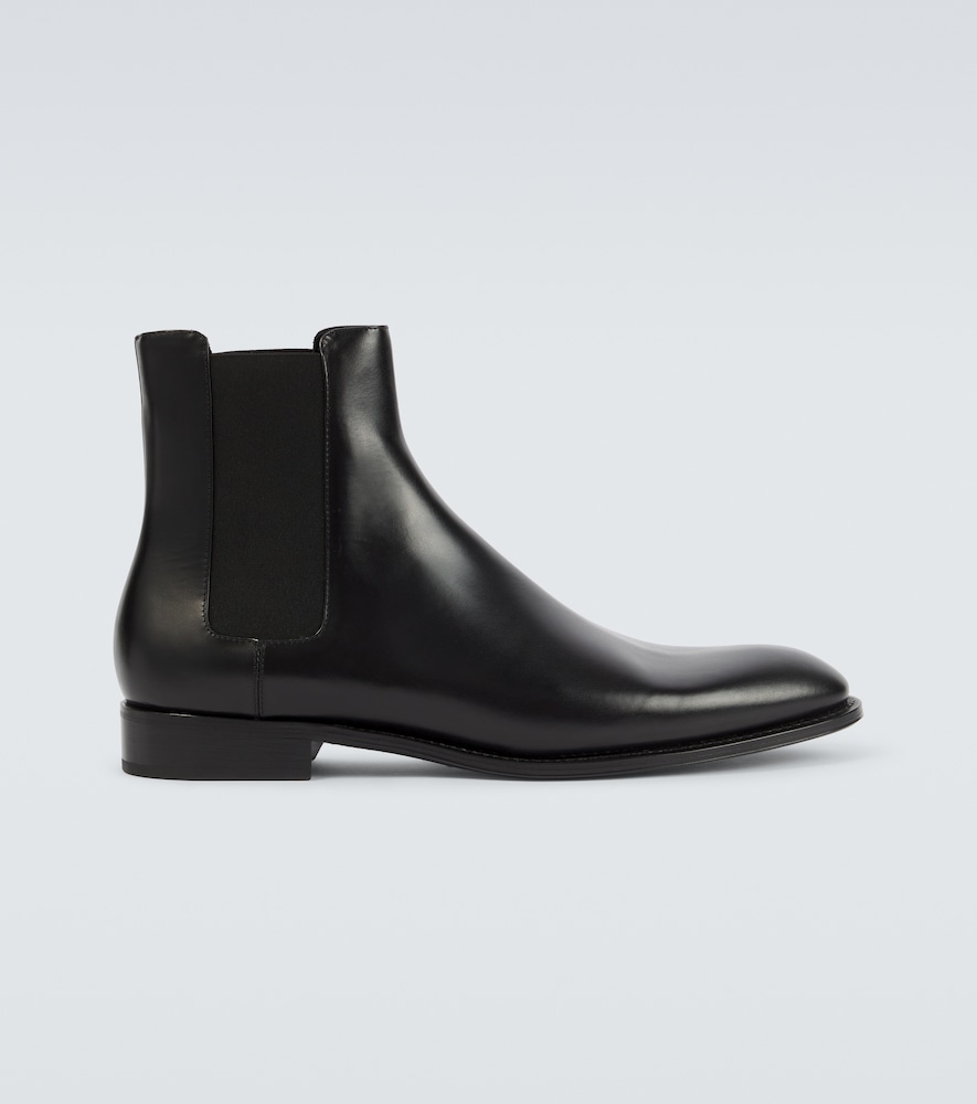 Saint Laurent Adrien leather Chelsea boots
