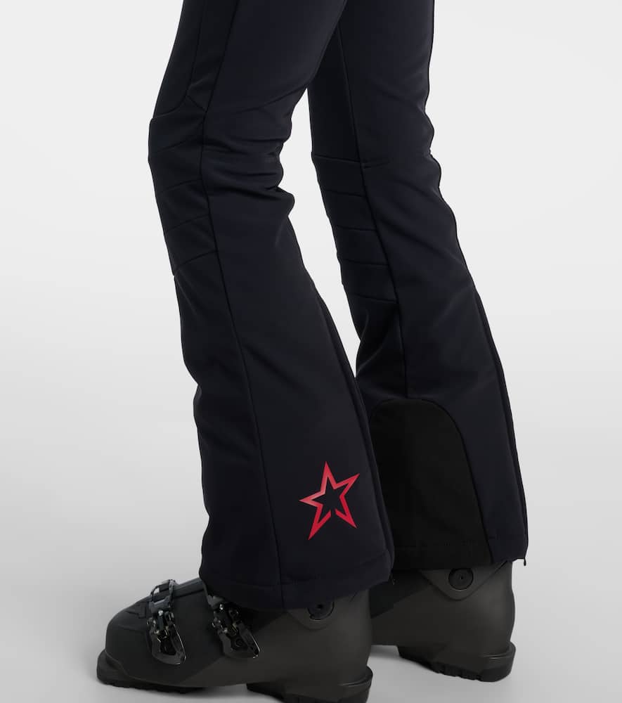 Perfect Moment Polar Flare Down Ski Suit In Black